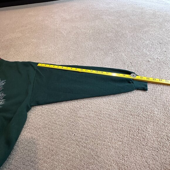 Vintage Morning Sun Sweatshirt Double Collar Winter Snow Farm Cardinals LARGE - Picture 11 of 14